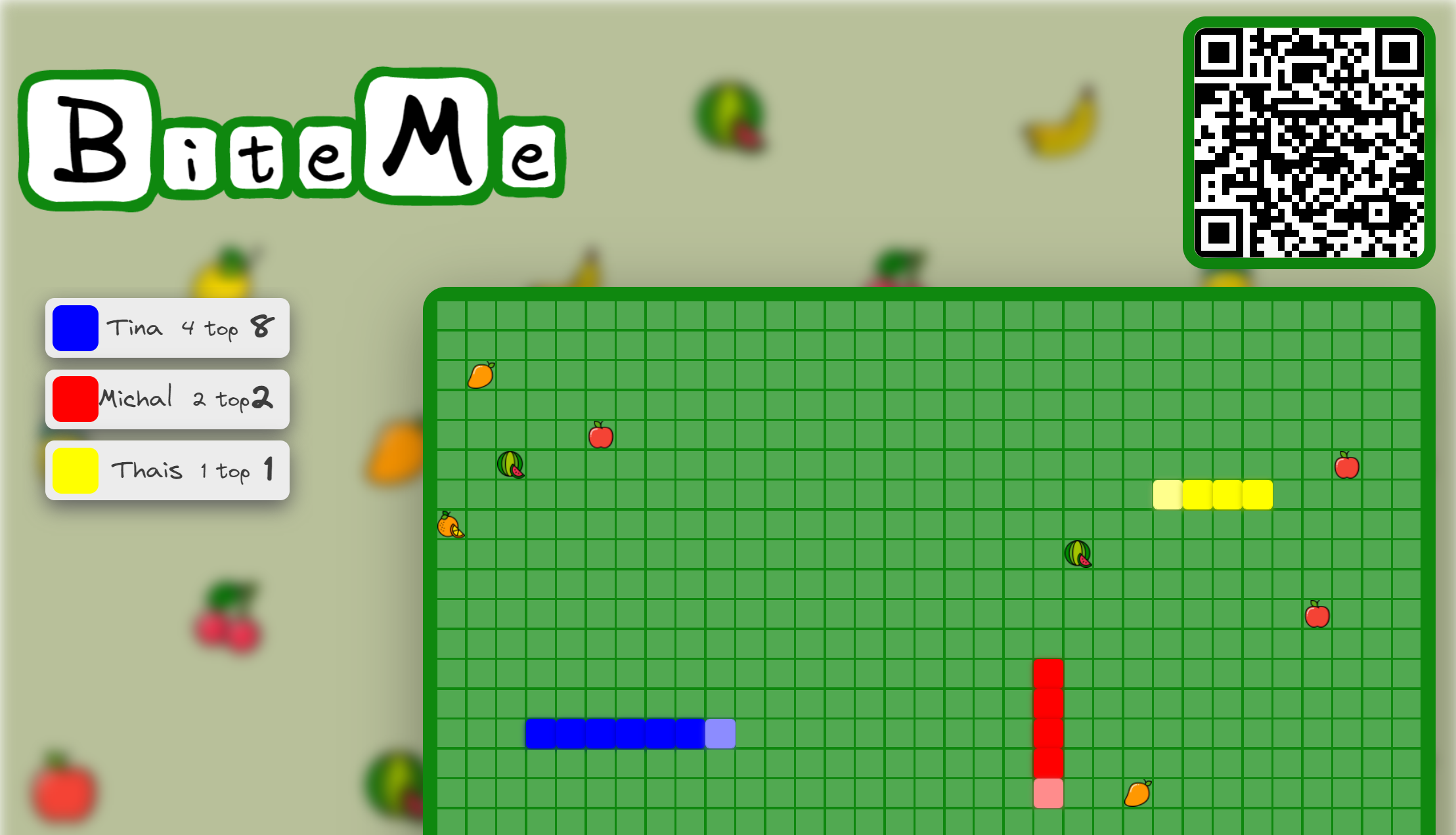 BiteMe - Online Multiplayer Snake